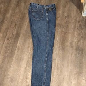 Cinch Green label light wash jeans